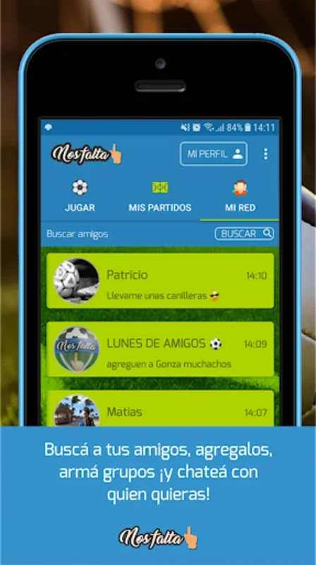 Nos Falta 1 for Android - Streamline Football Organization