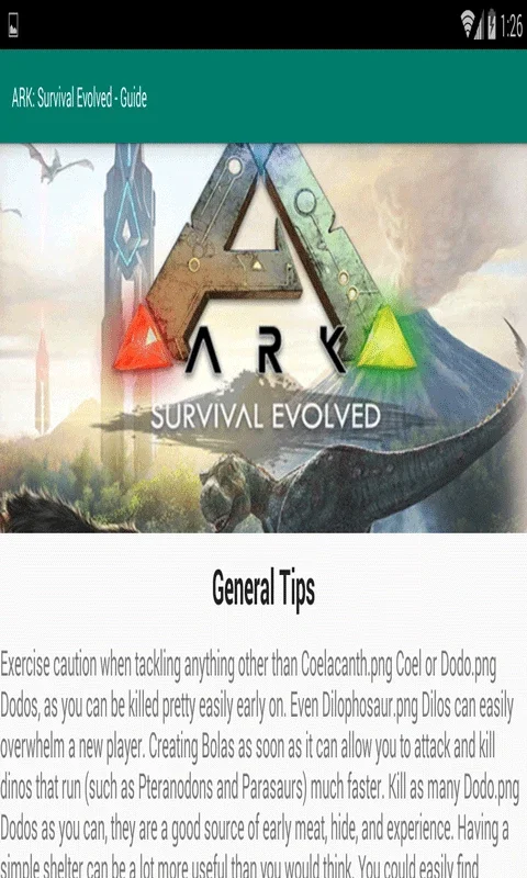 ARK: Survival Evolved - Guide for Android