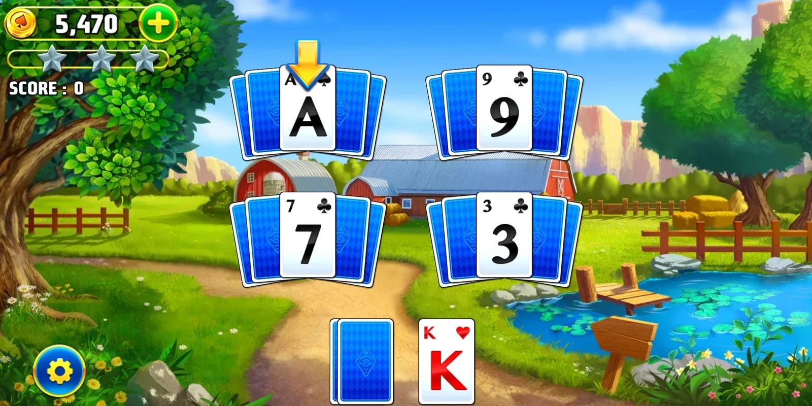 Solitaire Tripeaks: Farm Adventure for Android - No Downloading Needed