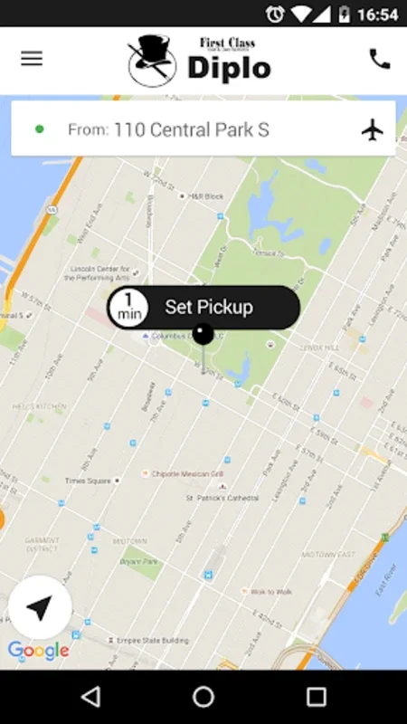 Diplo Car Service for Android: Convenient Transportation