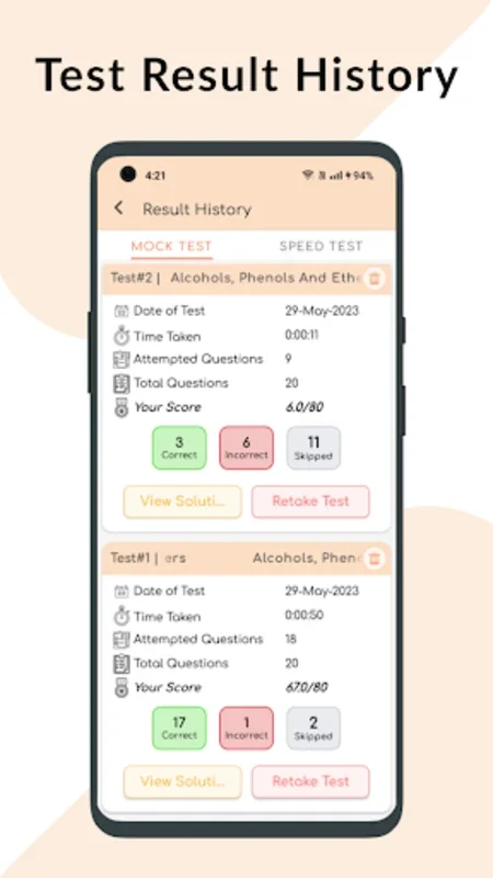 CHEMISTRY - 36 YEAR NEET PAPER for Android - No Downloading Required