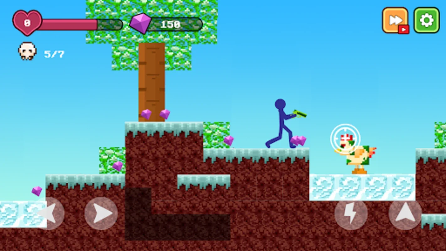 Stickman vs Monster School for Android - Engaging Action