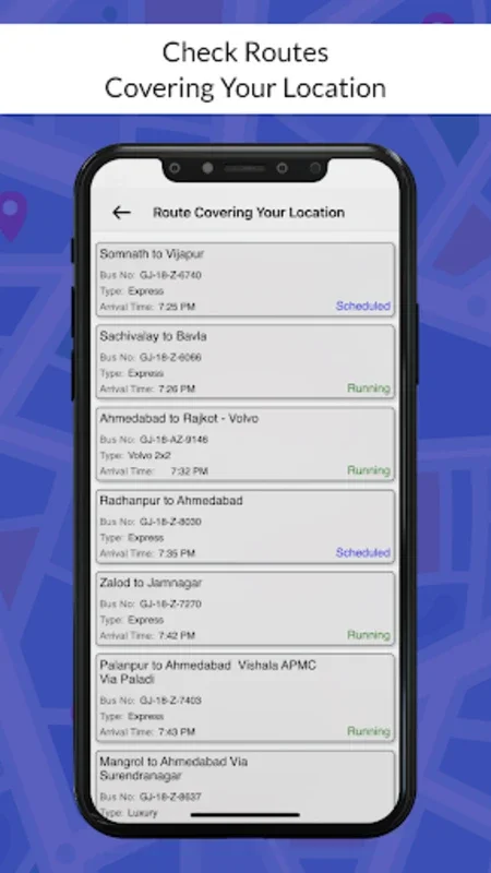 GSRTC Live for Android - Real - Time Bus Tracking