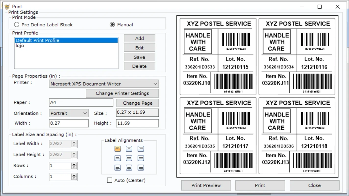 Shipping Barcode Label Generator Excel for Windows - Simplify Label Creation