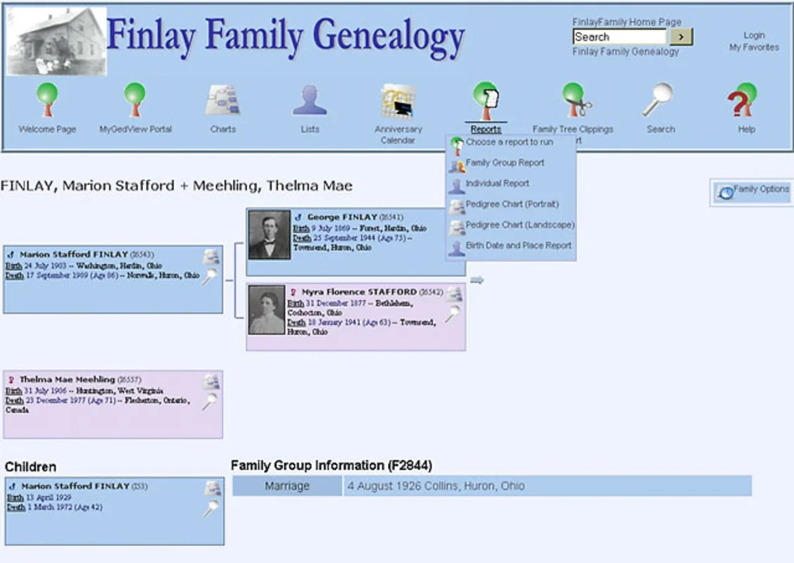 PhpGedView for Windows - Manage Your Genealogy