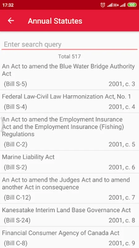 All Canadian Laws for Android - Offline Access to Legal Documents