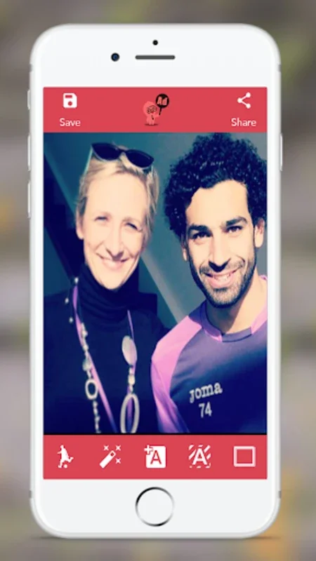 Selfie With Mohamed Salah for Android - Edit Photos with Ease