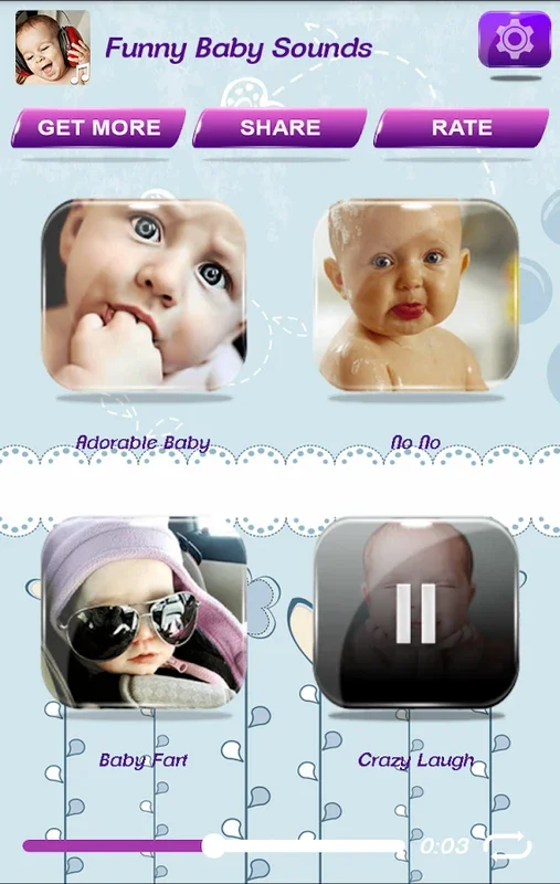 Funny Baby Sounds for Android - Enjoy Amusing Sounds