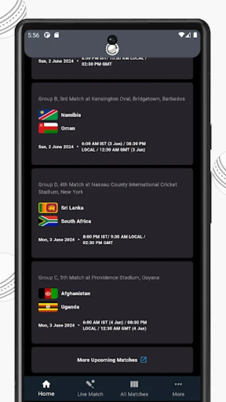 Live Cricket Score for Android - Real-Time Updates for India Tour