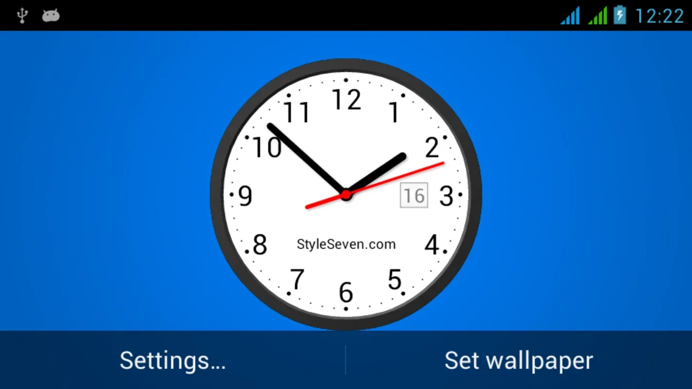 Light Analog Clock LW - 7 for Android - Classic Design with Modern Utility