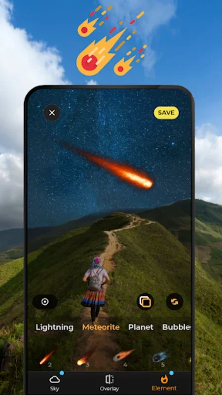 SkyPic for Android - Edit Photos with Realistic Skies