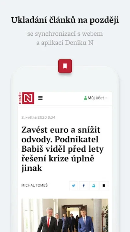 Minuta N for Android - Customizable News App