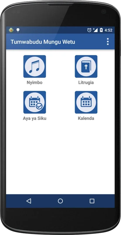 Tumwabudu Mungu Wetu for Android: Spiritual Hymns App