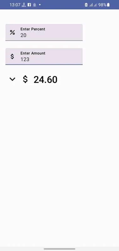 CP Calculator for Android - Calculate Percentages Easily