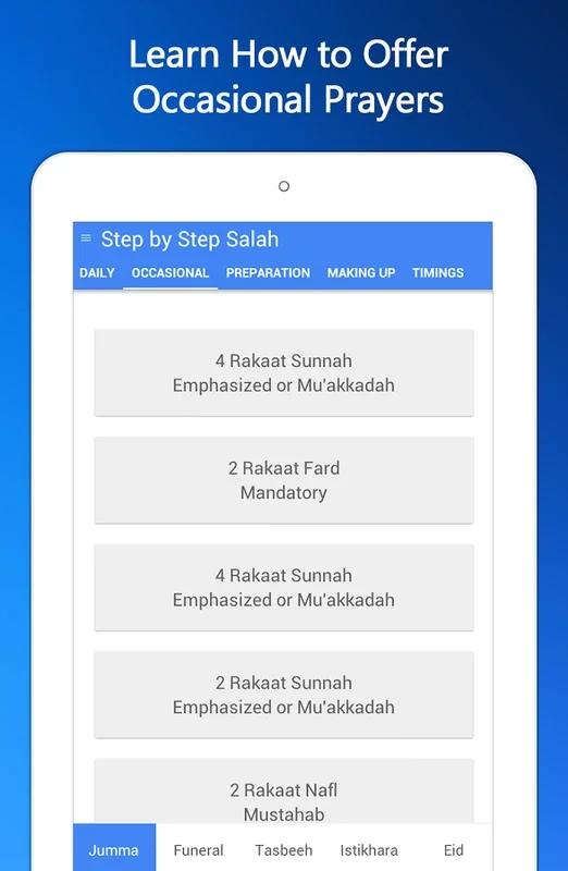 Step by Step Salah for Android: A Guide to Islamic Prayer