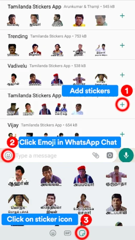 Tamilanda: Tamil WASticker App for Android - Enhance Chats