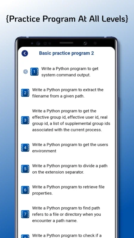 Python Programs & Exercise for Android: Learn with Ease