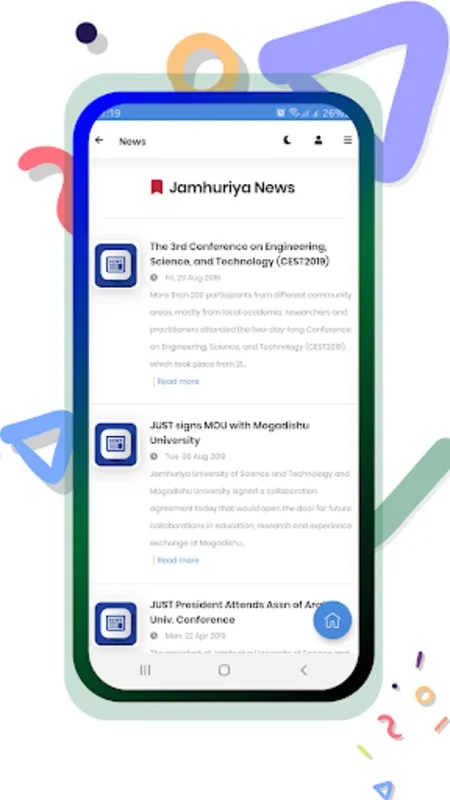 Jamhuriya University for Android: Streamlined Academic Experience