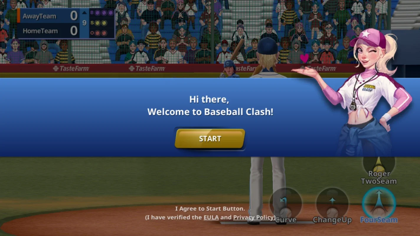 Baseball Clash for Android - Exciting Baseball Action