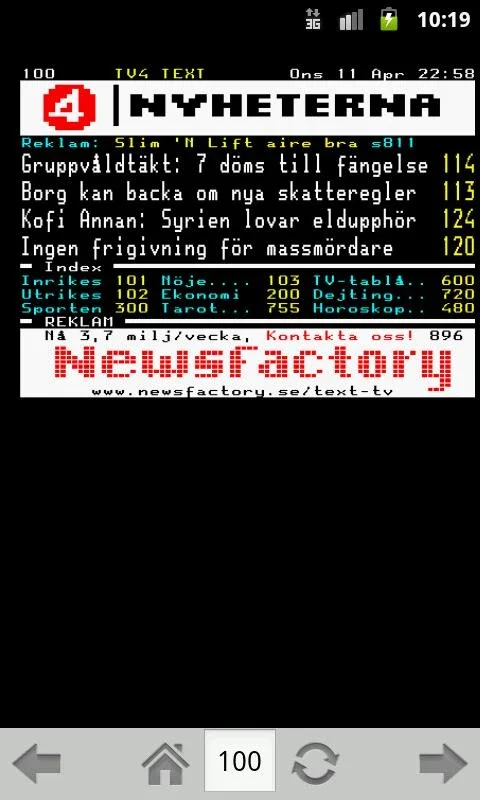 TextTv for Android - Seamless Teletext Exploration