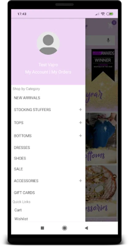 Lavender and Lace Boutique for Android - Shop Fashion Online