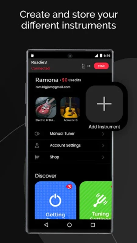 Roadie Tuner - Guitar & Uke for Android: Accurate Tuning App