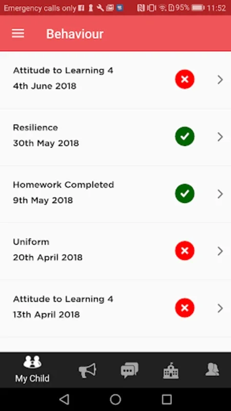 MyChildAtSchool - Parent App for Android: Track Child's School Progress