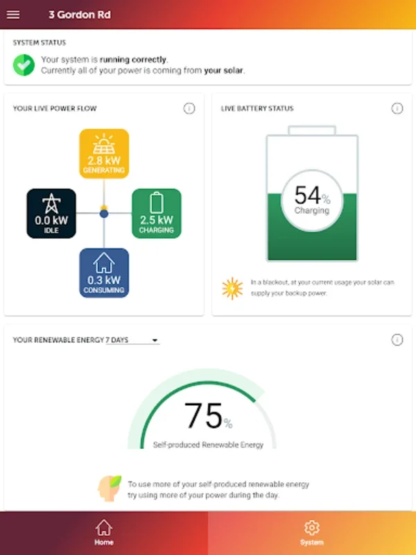 MYRedback for Android: Streamlined Solar & Battery Management