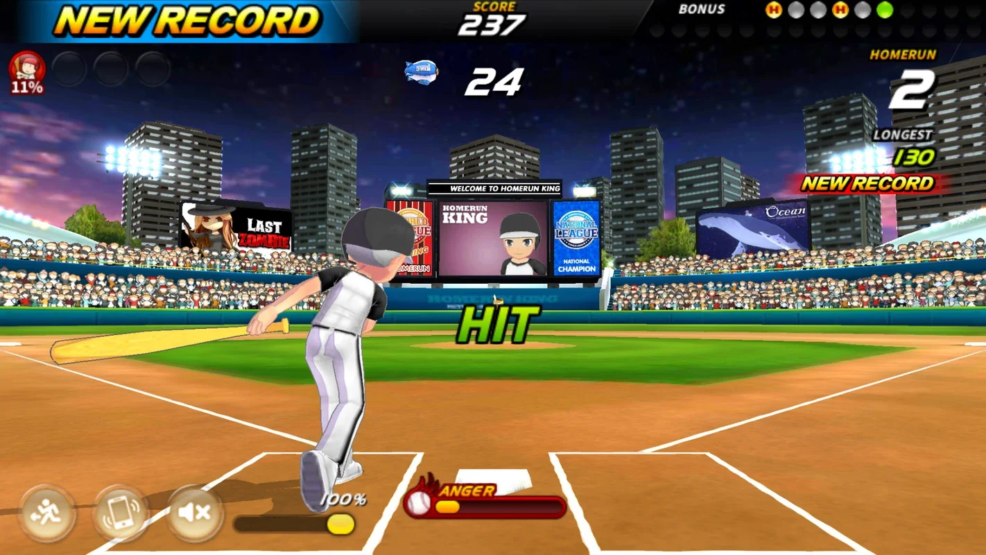 Homerun King for Android - No Downloading Needed