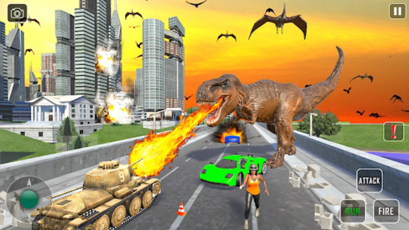 Dinosaur Smash Battle Rescue for Android - Thrilling City Domination