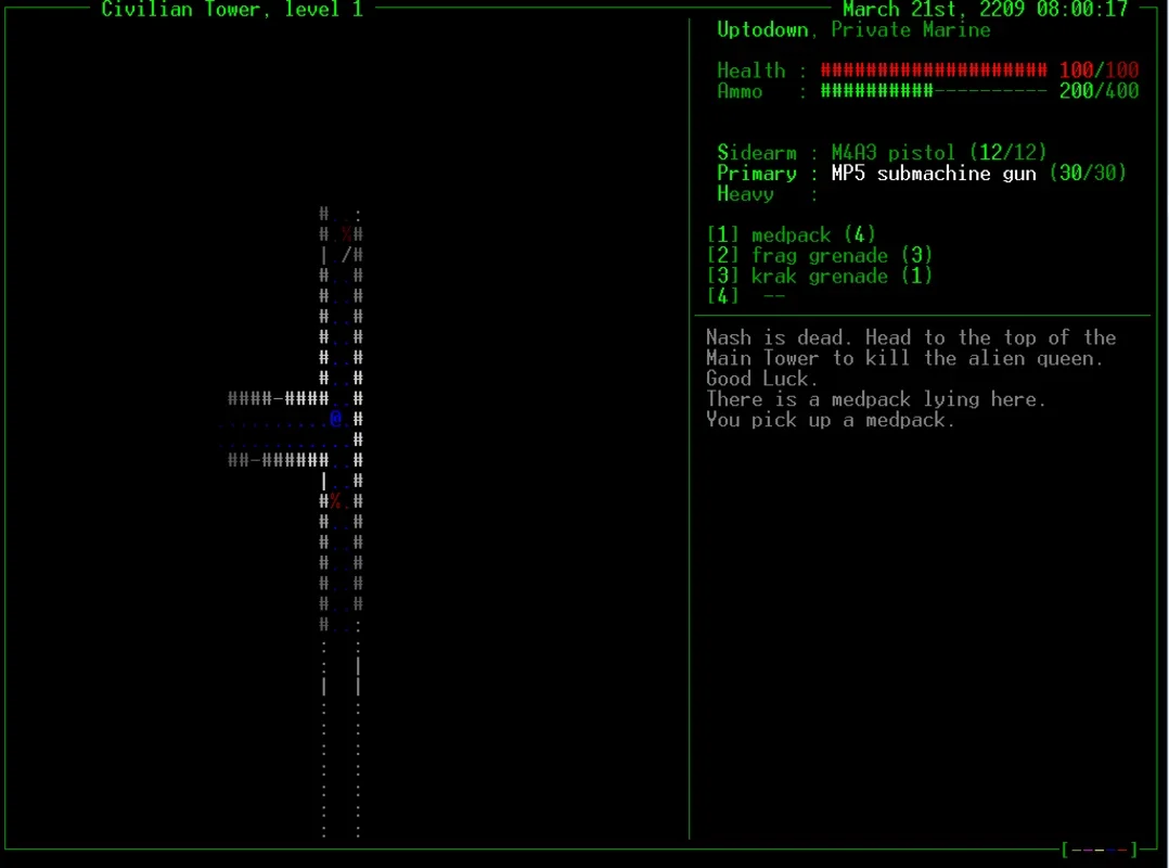 AliensRL for Windows: A Terrifying Roguelike Experience