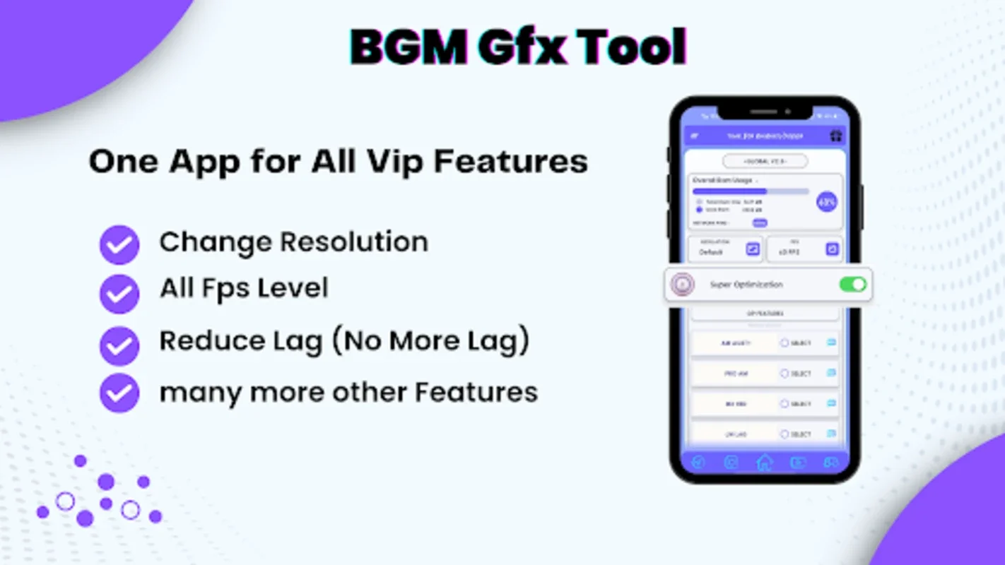 BGM GFX TOOL for Android - Boost Gaming Performance