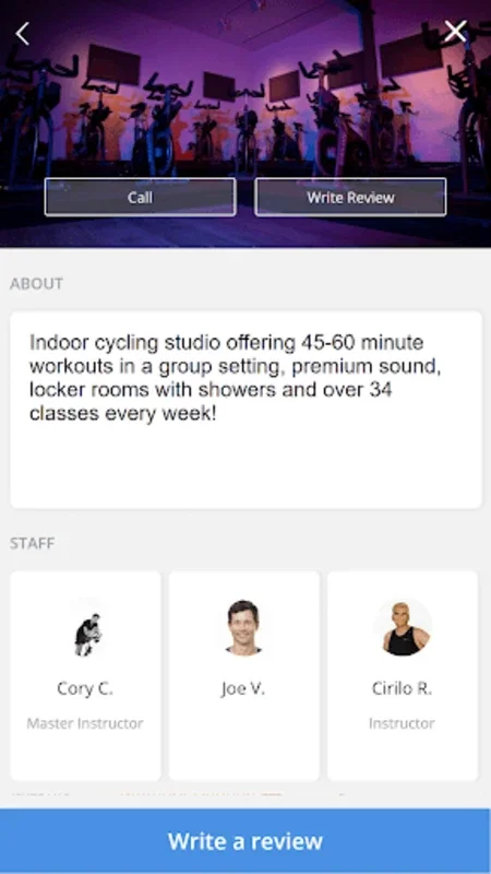 Purple Pedal for Android - Manage Fitness Sessions Easily