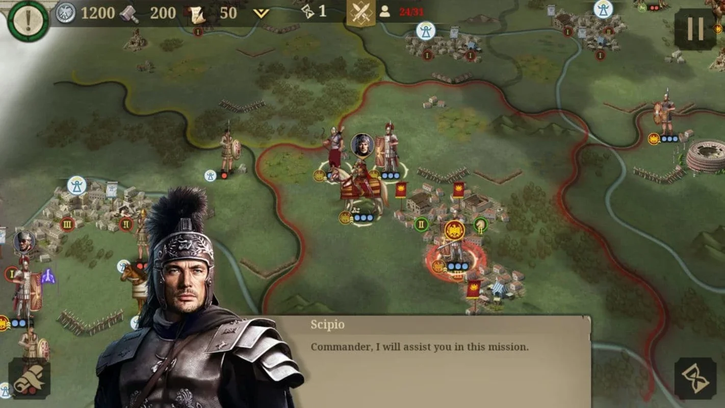 Great Conqueror for Android: Lead Legions to Victory