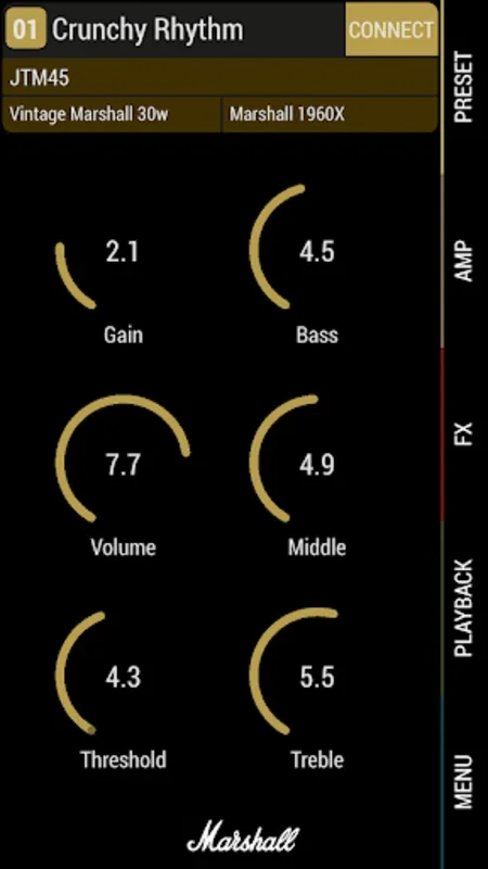 Marshall Gateway for Android - Control Your Amplifiers Easily