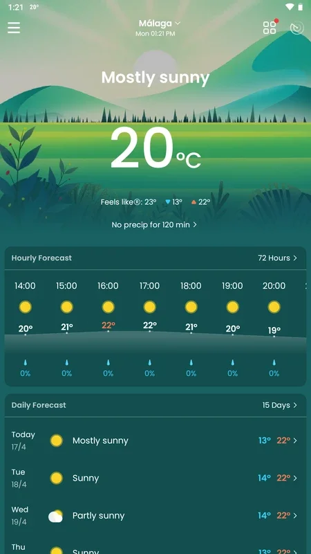 Clima – Weather Forecast for Android: Comprehensive Weather Info