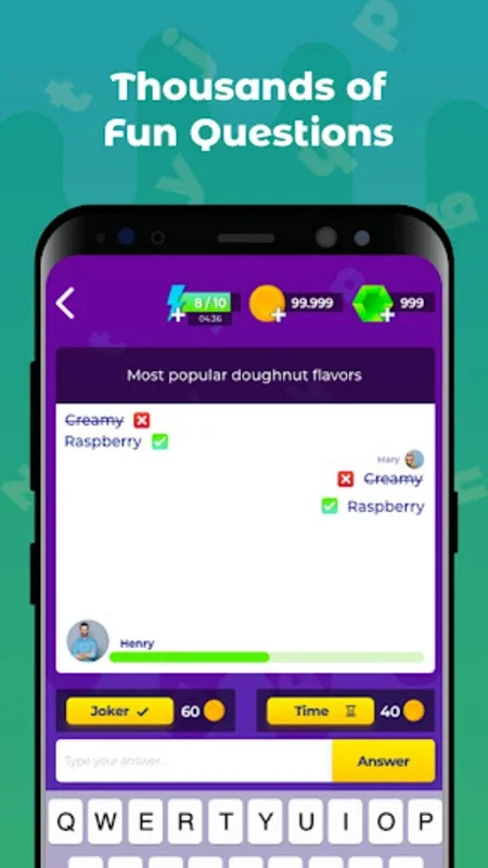 Word Rush for Android: Global Word Trivia and Connection