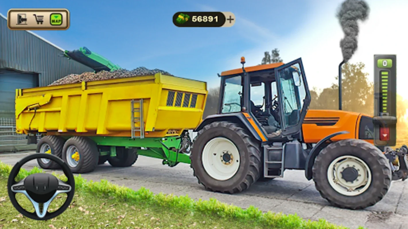 Tractor Trolley Drive Offroad for Android - Realistic Farming and Off - Road Adventure