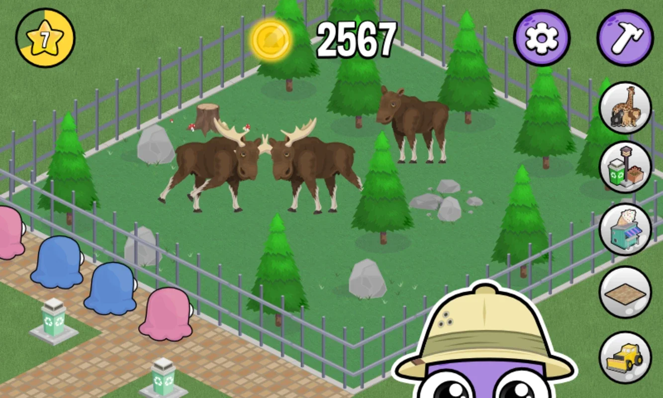 Moy Zoo for Android - Manage Your Zoo with Beautiful Graphics