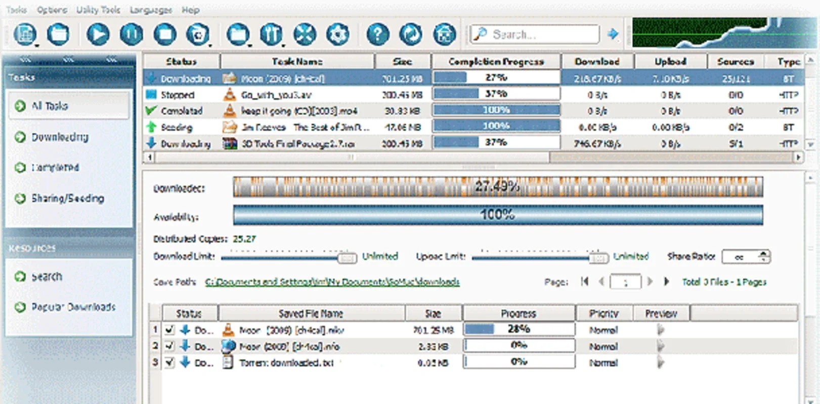 SoMud for Windows - A Free Torrent Client