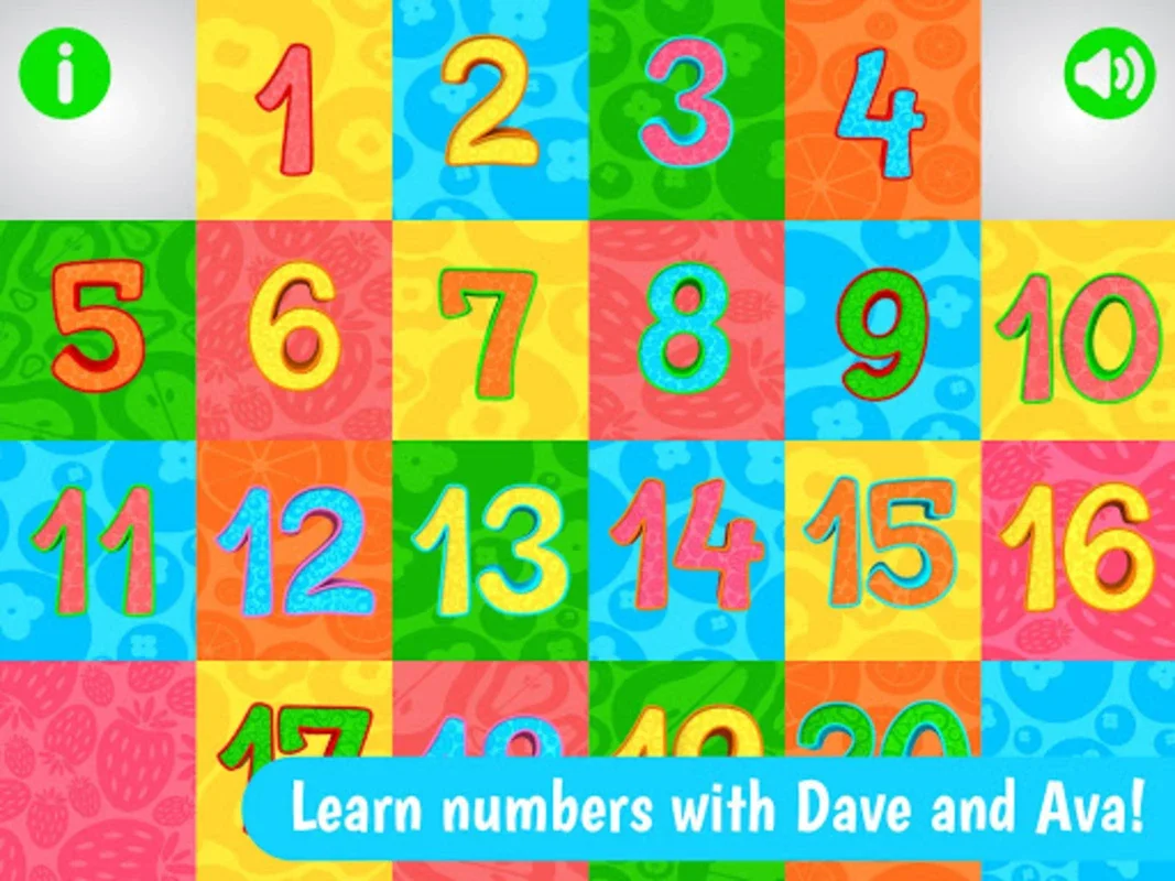 Numbers from Dave and Ava for Android - Engaging Educational App