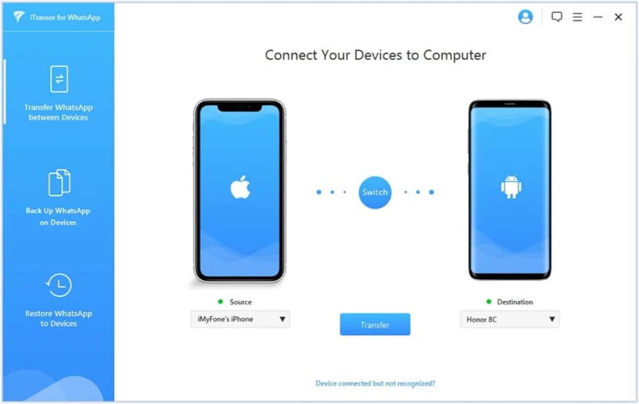 iMyfone iTransor for Whatsapp (Mac Version): Seamless Transfer on Mac