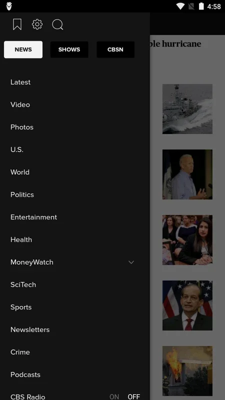 CBS News for Android - Stay Informed with Live Coverage