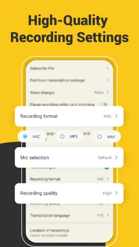 Voice Recorder MP3 Audio Sound for Android: Versatile Audio Recorder