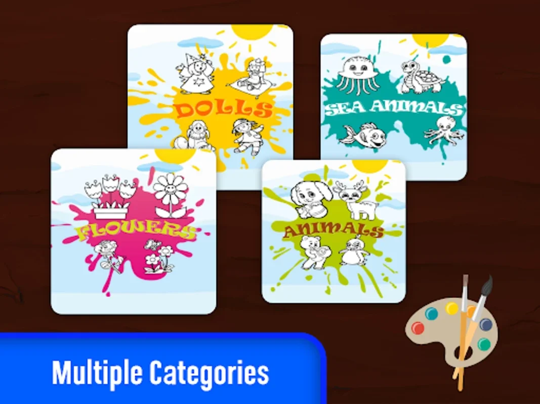 Coloring Games for Kids, Paint for Android - Engaging Creativity