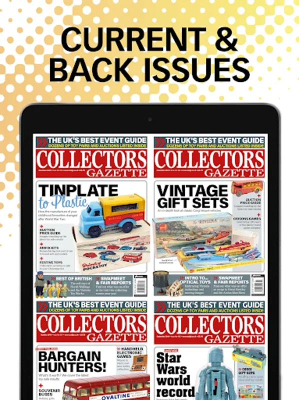 Collectors Gazette for Android - Toy Collectors' Premier Guide