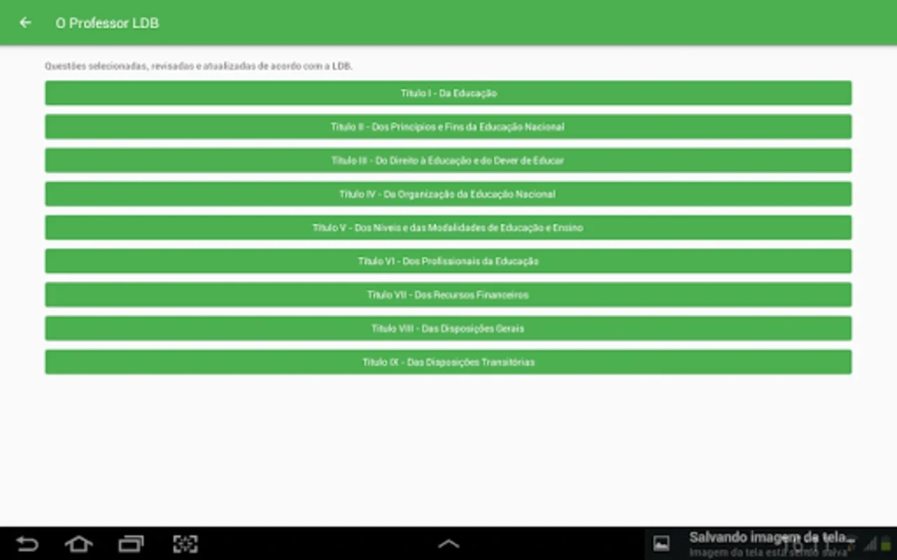 LDB for Android - Access Educational Law for Teaching Competitions