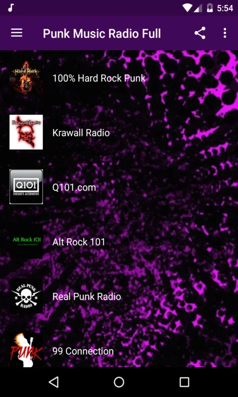 Punk Music Radio Full for Android - Immerse in Punk