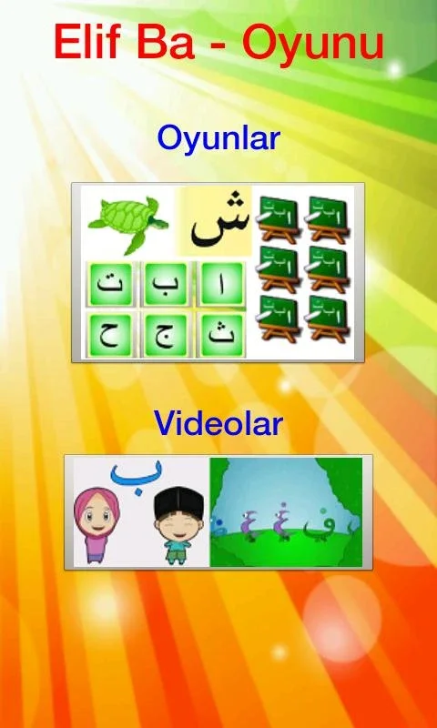 Elif Ba Oyun for Android - Engaging Arabic Alphabet Learning