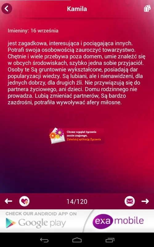 Znaczenia Imion for Android - Explore Polish Names